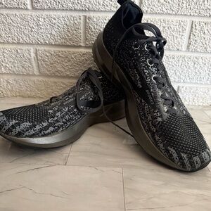 Brooks Black and Gray Athletic Sneakers